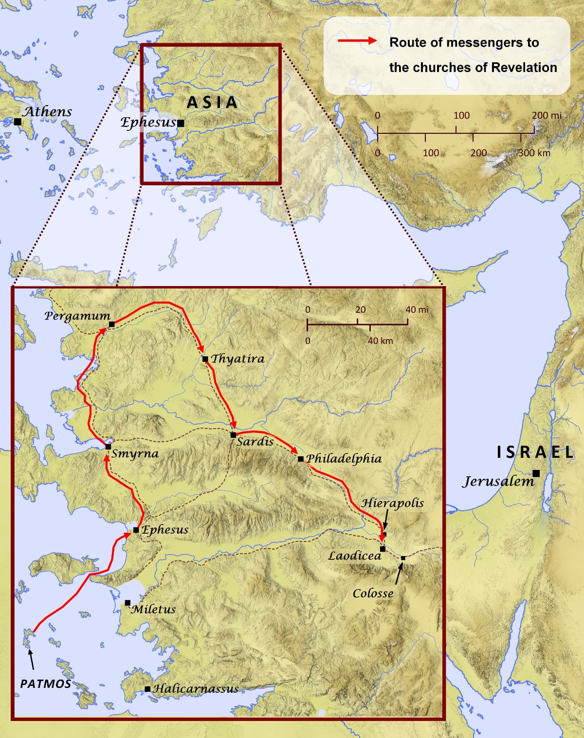 7 churches locations
